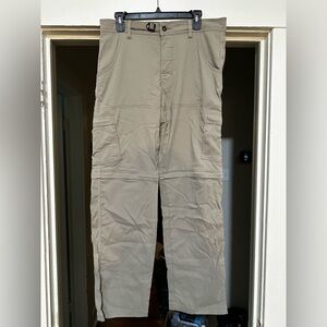 Prana Zion Men's Cargo Pants in Tan 33W X 32L
